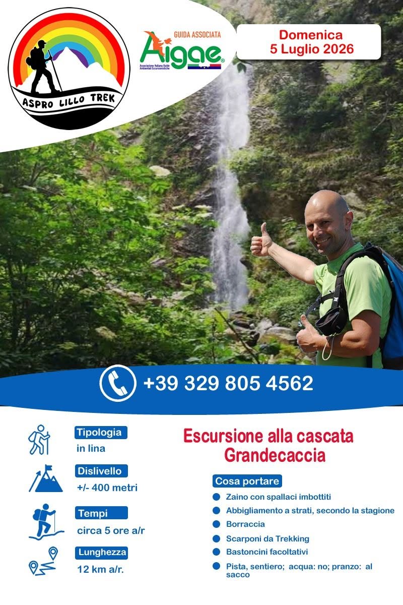 Evento Escursione alla Cascata Grandecaccia in Aspromonte a San Giorgio Morgeto Locandina Escursione alla Cascata Grandecaccia in Aspromonte a San Giorgio Morgeto - domenica 5 luglio ore 10:00 - 12:00