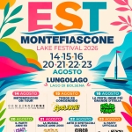 Immagine evento Est Lake Festival 2026 – 3º Edizione 14 – 15 – 16 & 20 – 21 – 22 – 23 Agosto Montefiascone a Montefiascone (VT) Est Lake Festival 2026 - 3º Edizione 14 - 15 - 16 & 20 - 21 - 22 - 23 Agosto Montefiascone a Montefiascone (VT) il 14 agosto - 23 agosto 2026