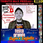 Immagine evento Faccia da Max – Tributo 883&Pezzali@Festa Granda Sagra Lughetto Campagna Lupia VE a Campagna Lupia (VE) Faccia da Max - Tributo 883&Pezzali@Festa Granda Sagra Lughetto Campagna Lupia VE a Campagna Lupia (VE) il 6 settembre 2026