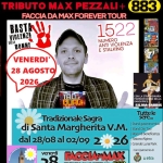 Immagine evento Faccia da Max – Tributo 883&Pezzali@Sagra di Vigonza PD a Vigonza (PD) Faccia da Max - Tributo 883&Pezzali@Sagra di Vigonza PD a Vigonza (PD) il 28 agosto 2026