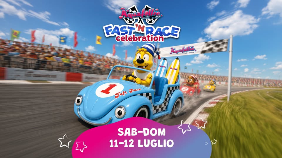 Evento Fast’n Race celebration Locandina Fast’n Race celebration - da sabato 11 luglio - domenica 12 luglio 2026 ore 10:00 ore 18:00