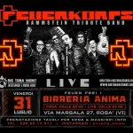 Immagine evento Feuerkorps – Rammstein Tribute @ANIMA(Cena Live) a Quinto Vicentino (VI) Feuerkorps - Rammstein Tribute @ANIMA(Cena Live) a Quinto Vicentino (VI) il 31 luglio 2026