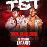 Immagine evento Flextony & Tigerplug – Tour Club 2026 a Taranto (TA) Flextony & Tigerplug - Tour Club 2026 a Taranto (TA) il 2 ottobre 2026