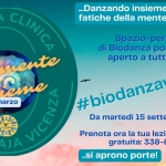 Immagine evento Follemente Insieme – Spazio percorso di Biodanza clinica pomeridiano a Vicenza (VI) Follemente Insieme - Spazio percorso di Biodanza clinica pomeridiano a Vicenza (VI) il 15 settembre 2026