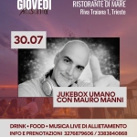 Immagine evento Giovedì Live 30/07 a Trieste Giovedì Live 30/07 a Trieste il 30 luglio 2026