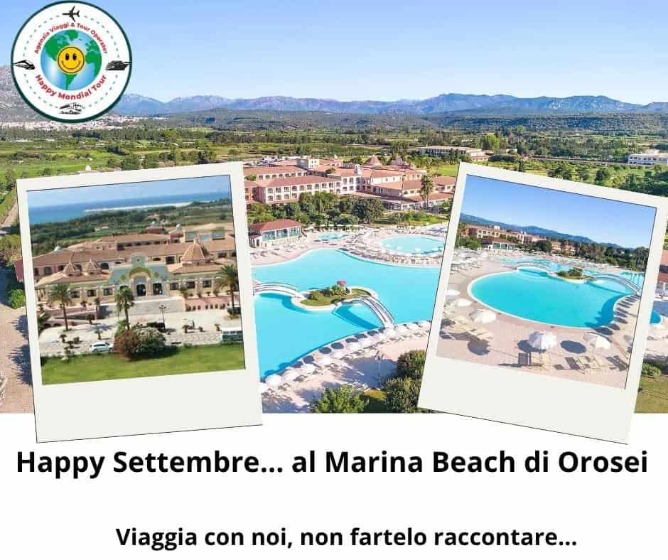 Evento Happy Marina Beach di Orosei dal 18 al 20 settembre a E 295,00 Locandina Happy Marina Beach di Orosei dal 18 al 20 settembre a E 295,00 - da venerdì 18 settembre - domenica 20 settembre 2026 ore 13:00 ore 20:00