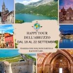 Immagine evento Happy Tour in Abruzzo dal 18 al 22 settembre a E 890,00 in aereo a Tagliacozzo (AQ) Happy Tour in Abruzzo dal 18 al 22 settembre a E 890,00 in aereo a Tagliacozzo (AQ) il 18 settembre - 22 settembre 2026