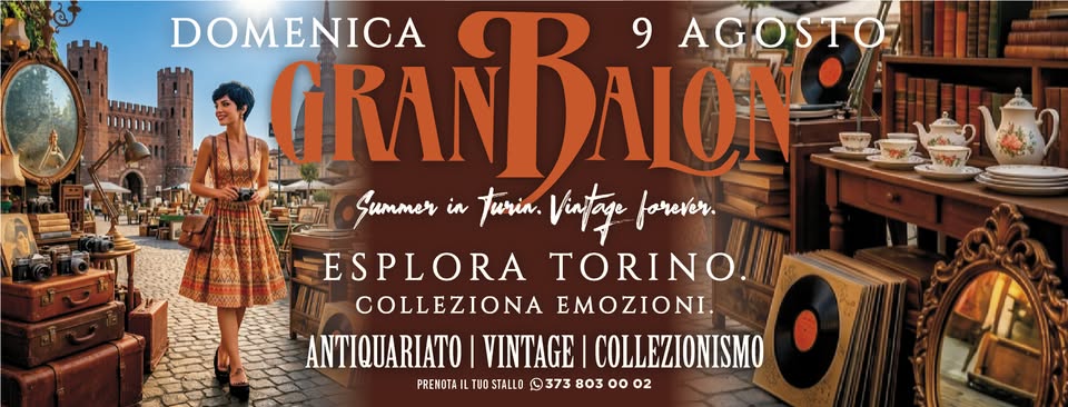 Evento Il Gran Balon di domenica 9 agosto Locandina Il Gran Balon di domenica 9 agosto - domenica 9 agosto ore 09:00 - 18:00
