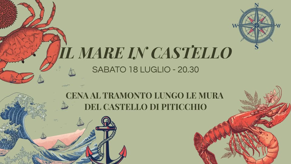 Evento Il Mare In Castello Locandina Il Mare In Castello - sabato 18 luglio ore 20:30 - 22:30
