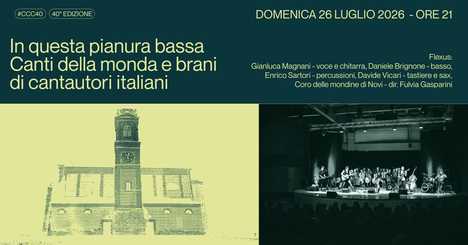 Evento In questa pianura bassa Locandina In questa pianura bassa - domenica 26 luglio ore 21:00 - 23:00