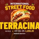 Immagine evento International Street Food Terracina a Terracina (LT) International Street Food Terracina a Terracina (LT) il 3 luglio - 5 luglio 2026