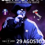 Immagine evento Jamiroquai Tribute Band – JAMIROVIBES – Live@Parco degli Artisti a Rimini (RN) Jamiroquai Tribute Band - JAMIROVIBES - Live@Parco degli Artisti a Rimini (RN) il 29 agosto 2026