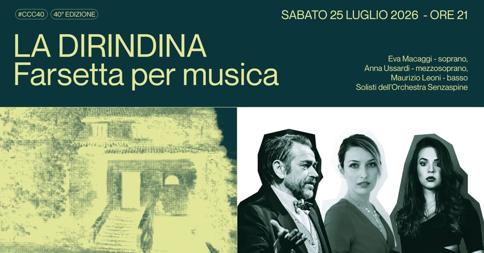 Evento La Dirindina – Farsetta per musica Locandina La Dirindina – Farsetta per musica - sabato 25 luglio ore 21:00 - 23:00
