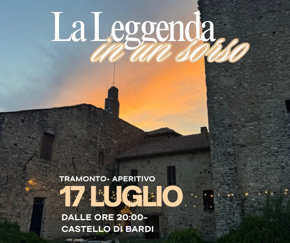 Evento La Leggenda in un sorso aperitivo al piedi del Mastio Locandina La Leggenda in un sorso aperitivo al piedi del Mastio - venerdì 17 luglio ore 20:00 - 22:00