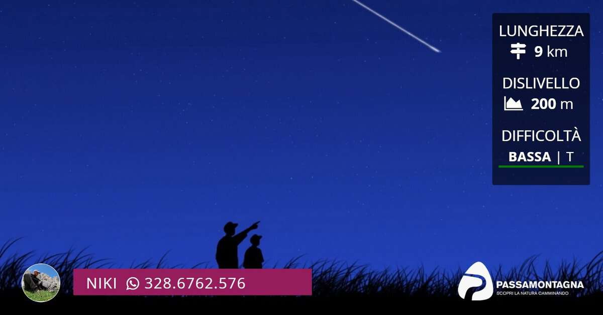Evento La Notte di San Lorenzo dal Monte della Sporta Locandina La Notte di San Lorenzo dal Monte della Sporta - lunedì 10 agosto ore 17:00 - 22:30