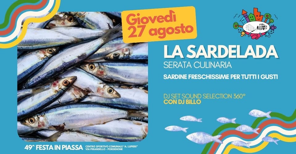 Evento La Sardelada Locandina La Sardelada - giovedì 27 agosto ore 19:00 - 21:00