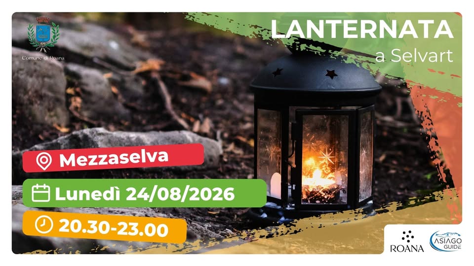 Evento Lanternata a SelvArt Locandina Lanternata a SelvArt - lunedì 24 agosto ore 20:30 - 23:00