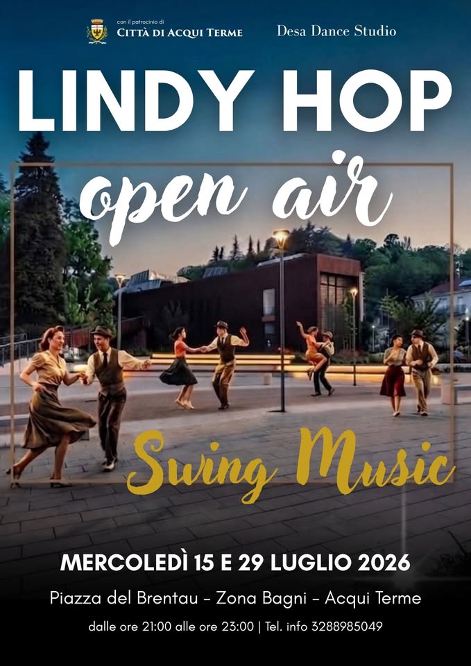 Evento Lindy Hop sotto le stelle! Locandina Lindy Hop sotto le stelle! - mercoledì 29 luglio ore 21:00 - 23:00