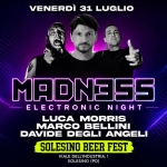 Immagine evento MADNESS Electronic Night Solesino Beer Fest a Solesino (PD) MADNESS Electronic Night Solesino Beer Fest a Solesino (PD) il 31 luglio 2026