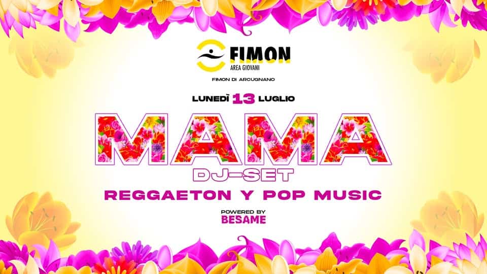 Evento Mama Dj – Set At Sagradeifioridizucca Fiori Di Zucca – Fimon – Ingresso Gratuito Locandina Mama Dj – Set At Sagradeifioridizucca Fiori Di Zucca – Fimon – Ingresso Gratuito - lunedì 13 luglio ore 21:00 - 00:00