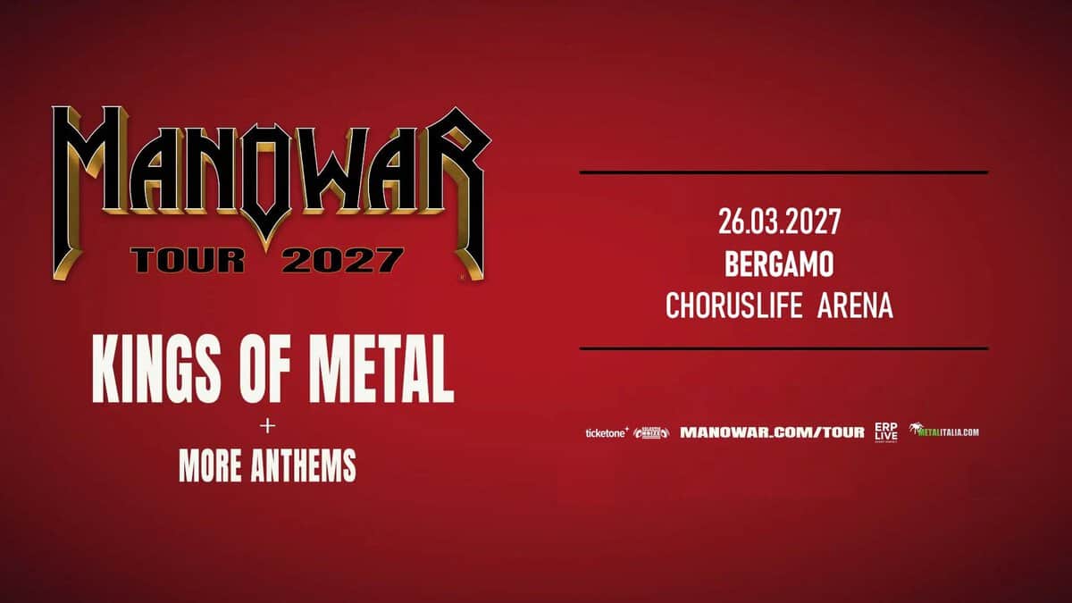 Evento Manowar Performing “Kings of Metal” More Anthems Locandina Manowar Performing “Kings of Metal” More Anthems - venerdì 26 marzo ore 19:00 - 21:00