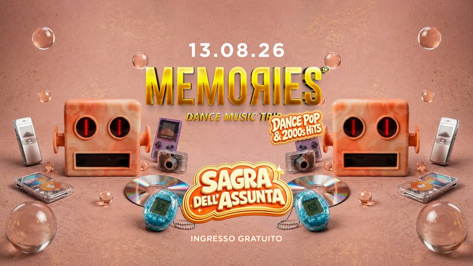 Evento Memoriesr – Sagra Dell’assunta – Brendola (Vi) Locandina Memoriesr – Sagra Dell’assunta – Brendola (Vi) - giovedì 13 agosto ore 22:00 - 01:00