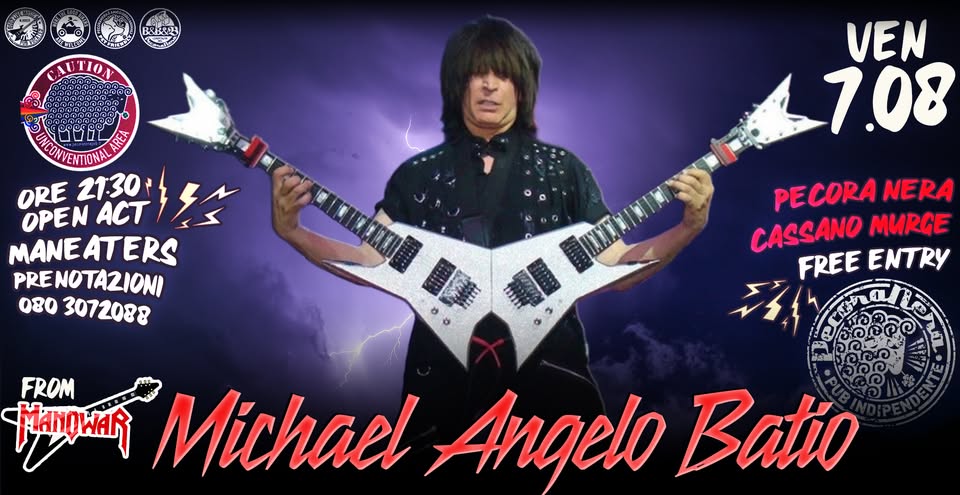 Evento Michael Angelo Batio Us In Concerto – Pecora Nera Locandina Michael Angelo Batio Us In Concerto – Pecora Nera - venerdì 7 agosto ore 21:30 - 23:30