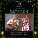 Immagine evento MusicArte 2026 – Classical Italian Songs and Latin – Jazz – A. Martegiani – M. Di Fulvio a Barletta (BT) MusicArte 2026 - Classical Italian Songs and Latin - Jazz - A. Martegiani - M. Di Fulvio a Barletta (BT) il 19 agosto 2026