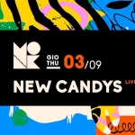 Immagine evento New Candys a Roma (RM) Potrebbe essere un'illustrazione raffigurante testo