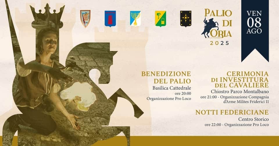 Evento Notti Federiciane Locandina Notti Federiciane - da venerdì 8 agosto - sabato 9 agosto 2025 ore 21:30 ore 23:30