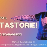 Immagine evento Ortoteatro È ARRIVATO IL CONTASTORIE fiabe popolari per tutte le età a Sappada Ortoteatro È ARRIVATO IL CONTASTORIE fiabe popolari per tutte le età a Sappada il 25 agosto 2026