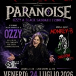 Immagine evento Paranoise (OZZY & BLACK SABBATH tribute) Monkey – B (SKID ROW tribute) live – Rock’n’Roll Club, RHO! a Rho (MI) Paranoise (OZZY & BLACK SABBATH tribute) Monkey - B (SKID ROW tribute) live - Rock'n'Roll Club, RHO! a Rho (MI) il 24 luglio 2026