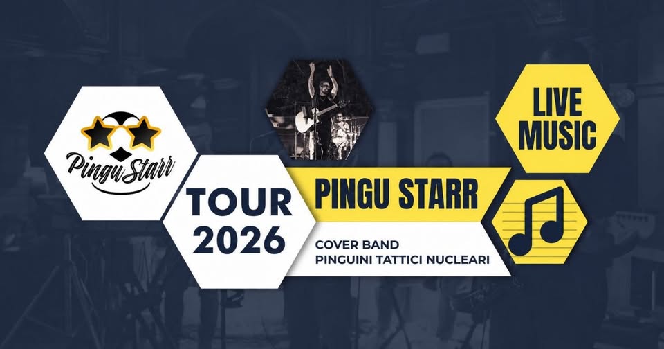 Evento Pingu Starr Montesardo Locandina Pingu Starr Montesardo - domenica 30 agosto ore 22:00 - 00:00