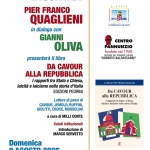 Immagine evento Presentazione del libro “Da Cavour alla Repubblica” a Alassio (SV) Presentazione del libro "Da Cavour alla Repubblica" a Alassio (SV) il 9 agosto 2026