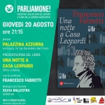 Immagine evento Presentazione “Una Notte A Casa Leopardi” Con L’autore Francesco Fabretti a San Benedetto del Tronto (AP) Presentazione "Una Notte A Casa Leopardi" Con L'autore Francesco Fabretti a San Benedetto del Tronto (AP) il 20 agosto 2026