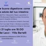 Immagine evento “Prevenzione e buona digestione come migliorare la salute del tuo intestino” con Alessandro Repici a Forte dei Marmi (LU) "Prevenzione e buona digestione come migliorare la salute del tuo intestino" con Alessandro Repici a Forte dei Marmi (LU) il 21 luglio 2026