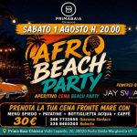 Immagine evento Prima Baia Afro Beach Party – The First Edition Sabato 1 Agosto Dalle Ore 20.00 a Caorle (VE) Prima Baia Afro Beach Party - The First Edition Sabato 1 Agosto Dalle Ore 20.00 a Caorle (VE) il 1 agosto 2026