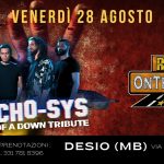 Immagine evento Psycho – Sys – System of a Down tribute@Rock On The Road Desio (MB) a Desio Psycho - Sys - System of a Down tribute@Rock On The Road Desio (MB) a Desio il 28 agosto 2026