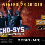 Immagine evento Psycho – Sys – System of a Down tribute@Rock On The Road Desio (MB) a Desio Psycho - Sys - System of a Down tribute@Rock On The Road Desio (MB) a Desio il 28 agosto 2026