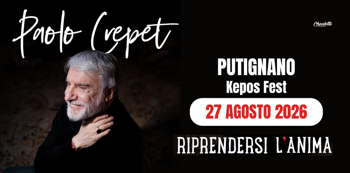 Evento Putignano – Giardino Ass. Il Tassello Mancante, Paolo Crepet “Riprendersi L’anima” Locandina Putignano – Giardino Ass. Il Tassello Mancante, Paolo Crepet “Riprendersi L’anima” - giovedì 27 agosto ore 20:00 - 22:00