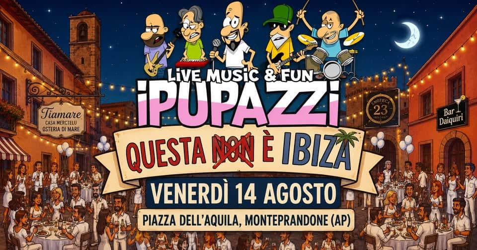 Evento Questa (Non) E’ Ibiza – Monteprandone (Ap) Locandina Questa (Non) E’ Ibiza – Monteprandone (Ap) - venerdì 14 agosto ore 22:00 - 00:00
