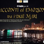 Immagine evento Racconti ed Emozioni tra i Due Mari di Taranto a Taranto (TA) Racconti ed Emozioni tra i Due Mari di Taranto a Taranto (TA) il 31 luglio 2026