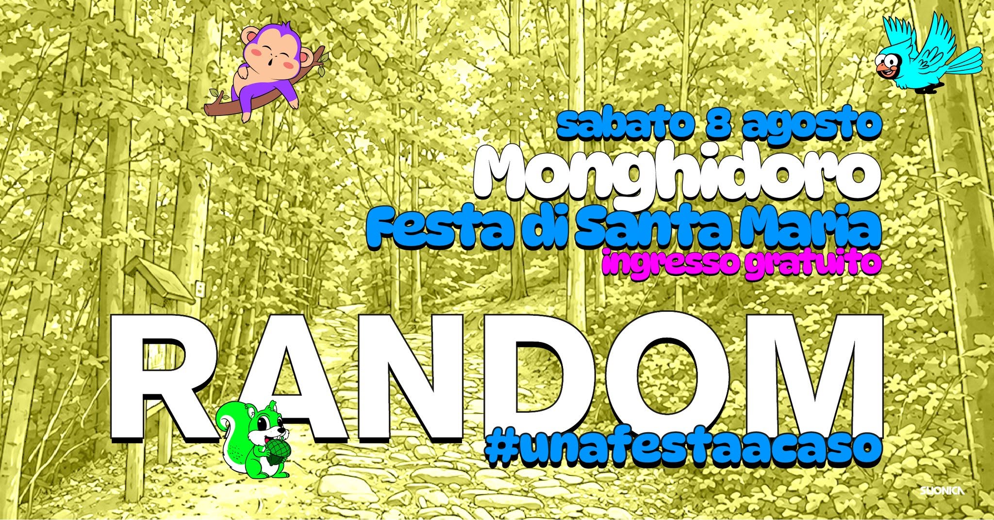 Evento Randomr – Monghidoro – Festa di Santa Maria Locandina Randomr – Monghidoro – Festa di Santa Maria - sabato 8 agosto ore 23:00 - 03:00