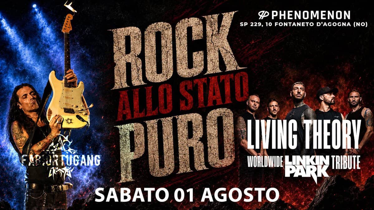 Evento Rock Allo Stato Puro Locandina Rock Allo Stato Puro - sabato 1 agosto ore 20:00 - 22:00