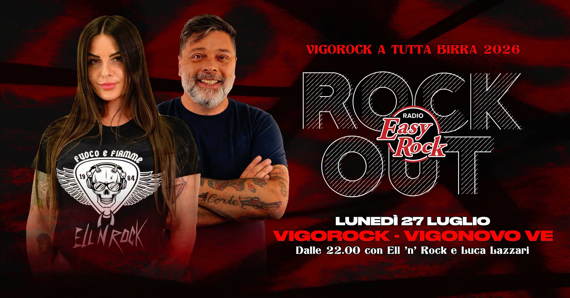 Evento Rock Out Easy Rock – Vigorock Vigonovo Ve Locandina Rock Out Easy Rock – Vigorock Vigonovo Ve - lunedì 27 luglio ore 22:00 - 00:00
