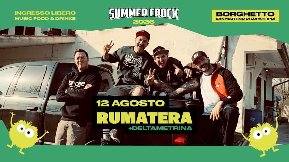 Evento RUMATERA Deltametrina Locandina RUMATERA Deltametrina - mercoledì 12 agosto ore 20:45 - 22:45