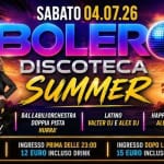 Immagine evento Sabato 04/07/26 Discoteca BOLERO Summer a Scarlino Scalo (GR) Sabato 04/07/26 Discoteca BOLERO Summer a Scarlino Scalo (GR) il 4 luglio 2026