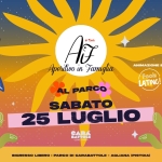 Potrebbe essere un contenuto di pop art raffigurante il seguente testo "e Aor Aperitivo in Famigla ANIMAZIONE BY Fools LATING! AL PARCO PARCO SABATO 25 LUGLIO 給品 BATTOLE ンに LOVE INGRESSO LIBERO I PARCO DI CARABATTOLE Giens AGLIANA (PISTOIA)"