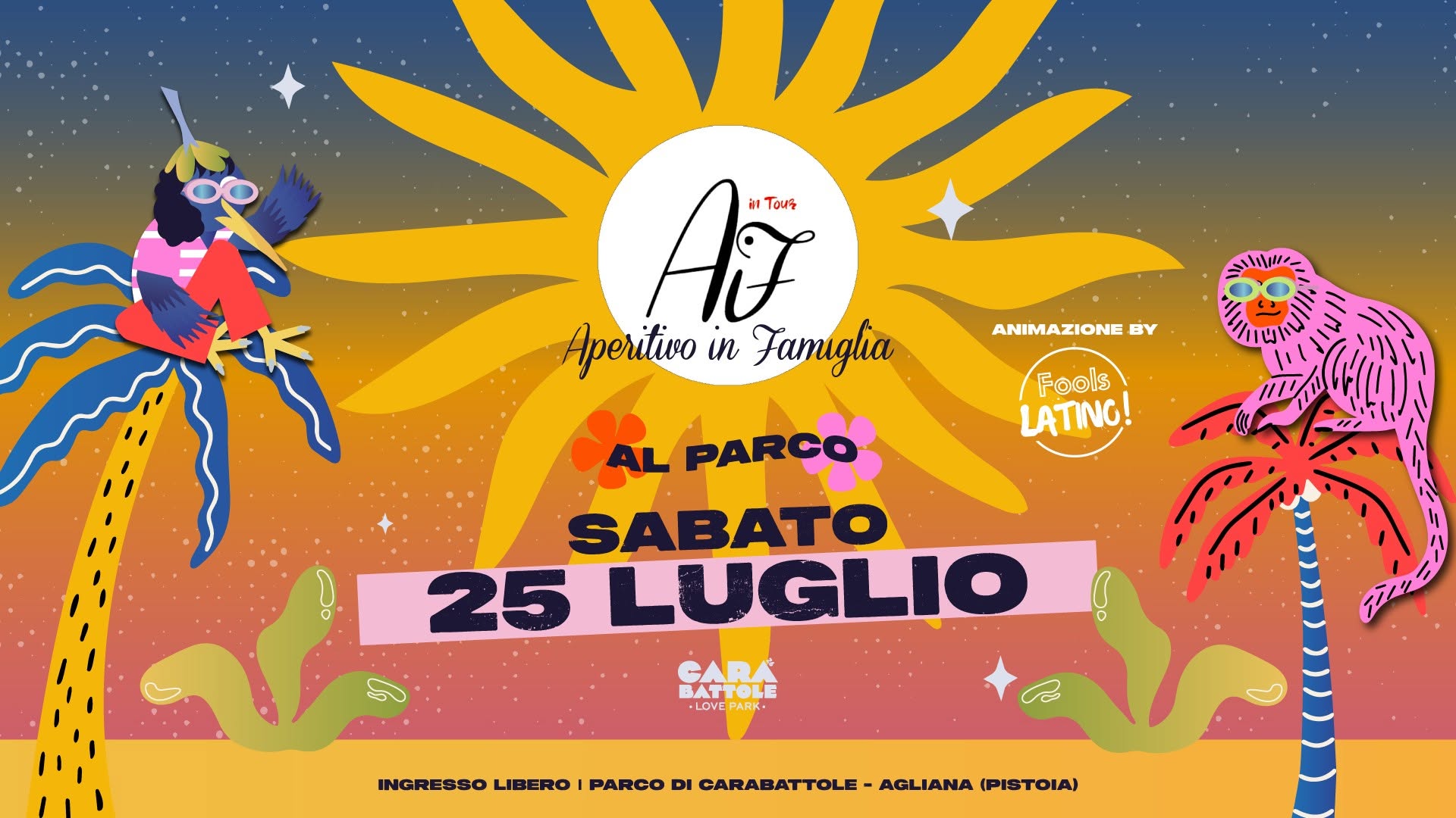 Evento Sabato 25 Luglio – Aif Al Carabattole Love Park Locandina Sabato 25 Luglio – Aif Al Carabattole Love Park - sabato 25 luglio ore 21:00 - 23:00