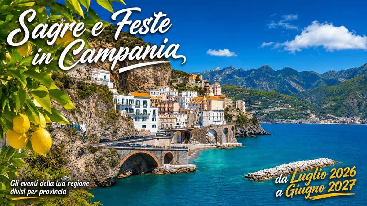 Evento Sagre e Feste in Campania Locandina Sagre e Feste in Campania - da sabato 4 luglio 2026 - sabato 26 giugno 2027 ore 19:00 ore 23:59